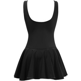 AONTUS One Piece Tummy Control Swimwear Women's Adult Plus Size Vintage Ladies Swimsuits L