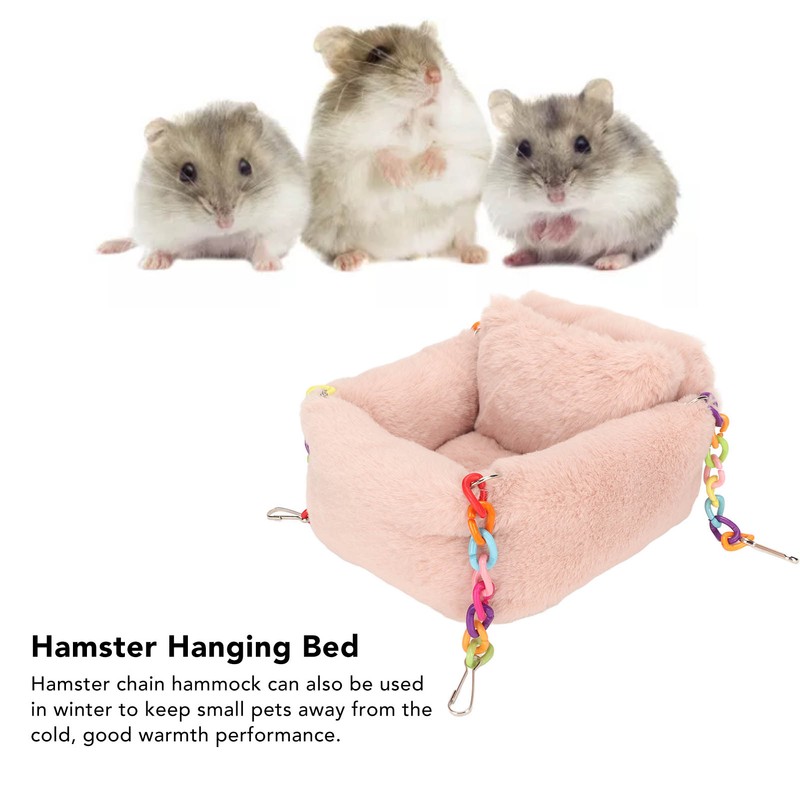 Hamster Chain Hammock Cute Soft Winter Warm Hammock with Small