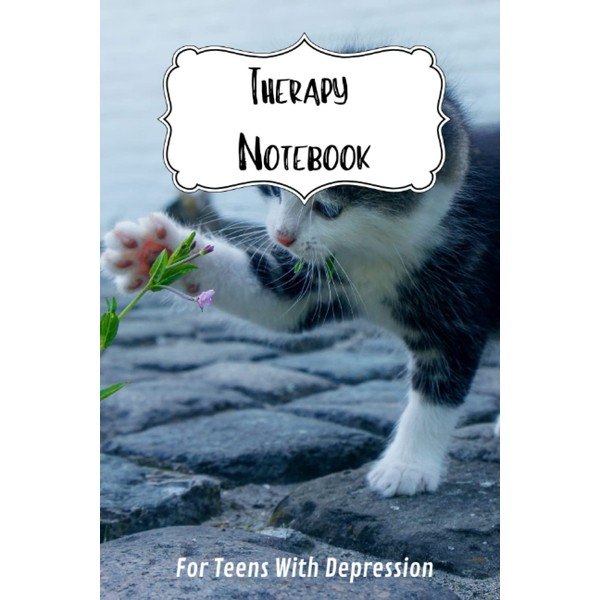 Therapy Notebook For Teens With Depression: A Blank Lined Daily