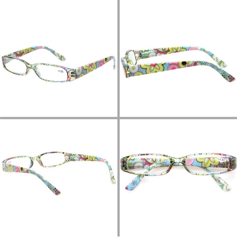 Kerecsen Women's Reading Glasses 4 Pairs Ladies Fashion Spring Hinge