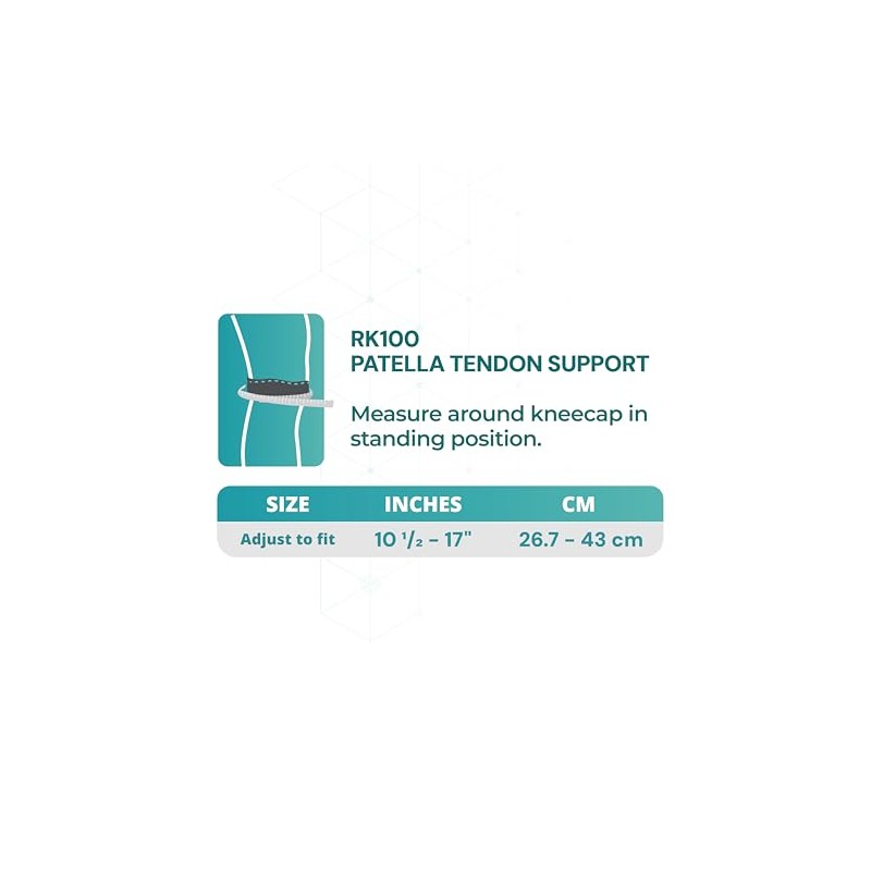 OPPO Patella Knee Strap with Pad for Tendon Injury and