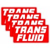 Unbranded/Generic 4-pack 2"x4" TRANS FLUID Vinyl Stickers Decals Markers Labels