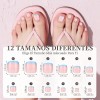 Kit Pedicura Uñas Postizas Para Pies Con Pegamento 360pcs