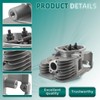 AUTOKAY Assembled Cylinder Head Rockers Valves Springs Kit fit for