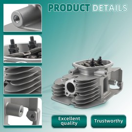 AUTOKAY Assembled Cylinder Head Rockers Valves Springs Kit fit for Honda GX390 GX340 11HP 13HP Engine