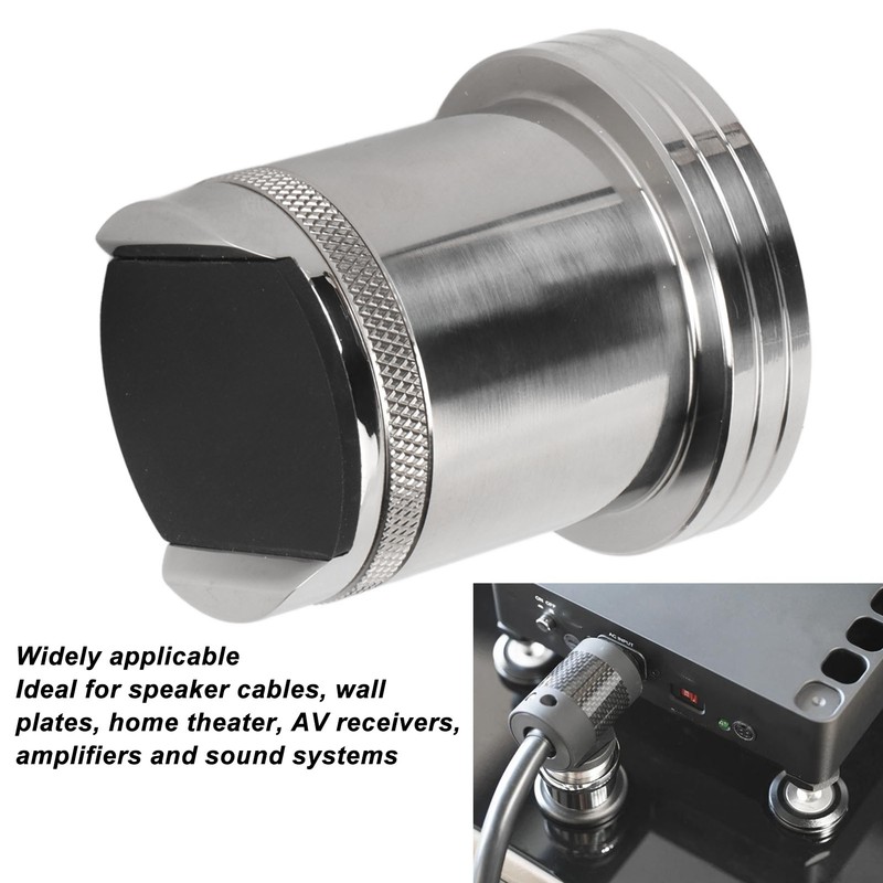 HiFi Speaker Wire Bracket Professional Aluminum Alloy 50‑75mm Adjustable Height
