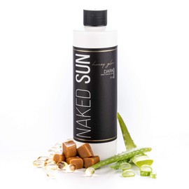 Naked Sun Honey Glow Dark Bronze Spray Tan Solution - 8 oz Airbrush Sunless Self Tanning Spray