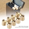 4Pcs/Pack Hidden Furniture Hinge Brass Concealed Barrel Wooden Box 8mm