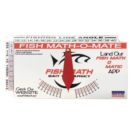 Fish Math O Mate Trolling, Dipsy diver, jet diver, trolling weight, planner boards