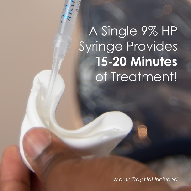 Whiter Image Professional Dental-Grade Teeth Whitening Gel, Sensitivity-Proof, 9% Hydrogen