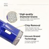 SHDIATOOL Tile Diamond Drill Bits Set,Porcelain Hole Saw, Cutter for