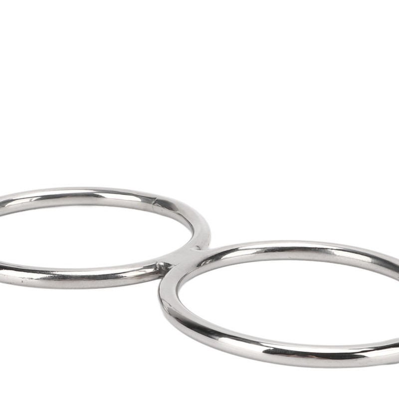 316 Stainless Steel Double Ring Cup Holder with Mounting Nut