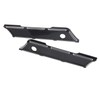Black Saddlebag Outer Lid Hinge Latch Covers for Harley Electra