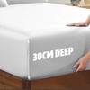 AL NOOR HOME Premium White Fitted Sheet - 100% Pure