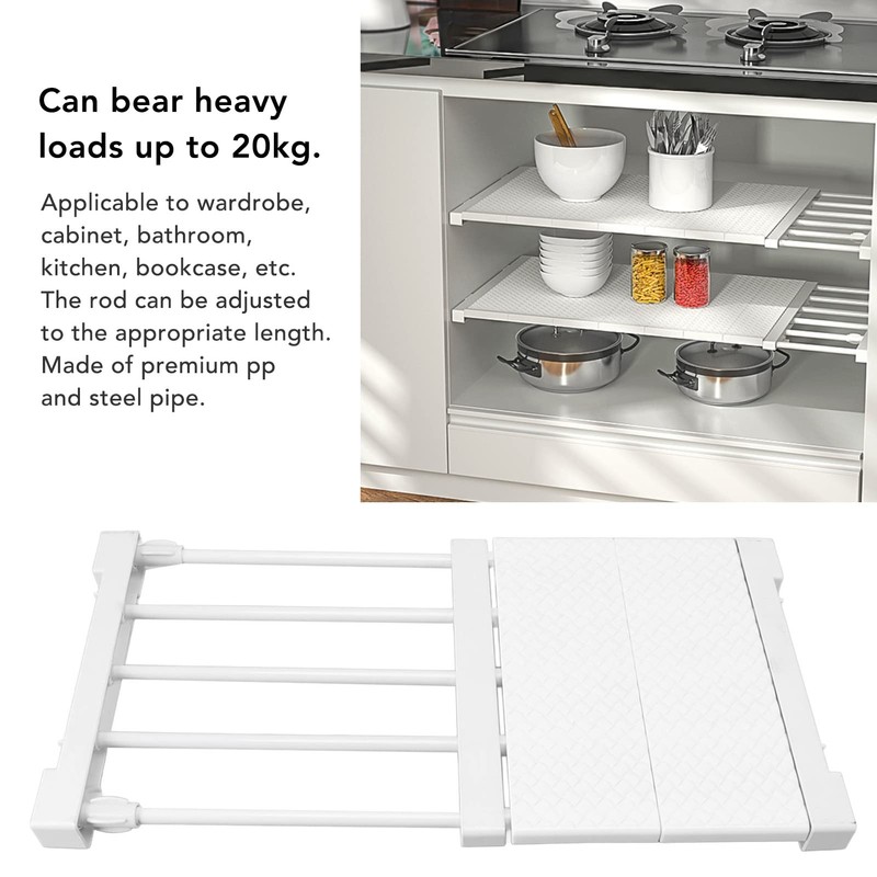 Expandable Wardrobe Organiser Rack, Adjustable DIY Wardrobe Divider, Divider, Tension