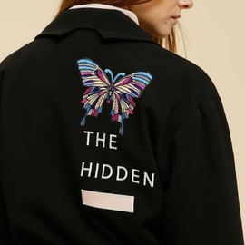 1Pcs Colour Butterfly Patches， Patch Applique DIY Accessories，4.9X 4.3 inches-Embroidered Iron on or Sew On Patch for Jackets, Clothing, Dress, Jeans, Hat, Backpacks, Clothes