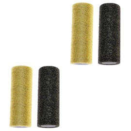 Tofficu 4pcs Yards Golden Tulle Rolls DIY Tulle Yarn for Wedding Decorations Bow Tutu Skirt Organza Fabric