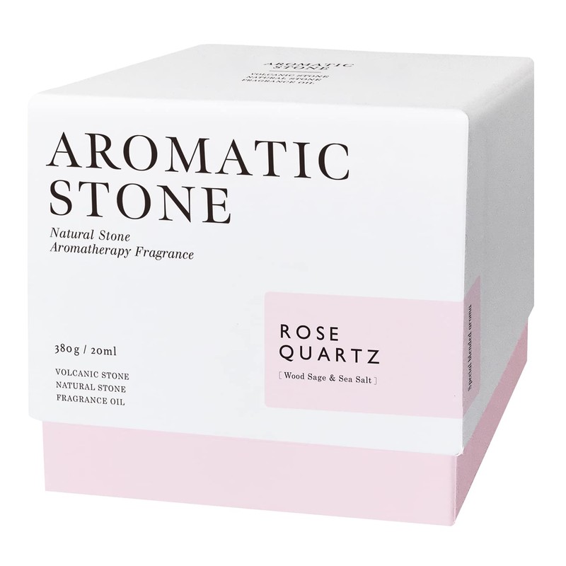 Kameyama Aromatic Stone Rose Quartz Wood Sage & Sea Salt