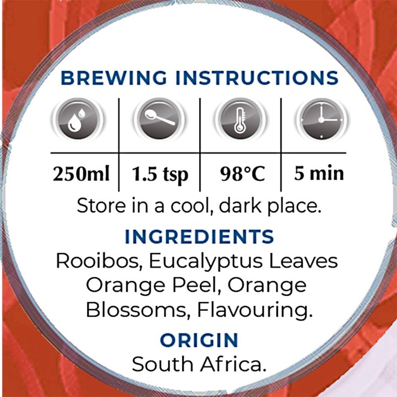 The Exotic Teapot – Rooibos Orange Eucalyptus, 500g Pouch, Flavoured