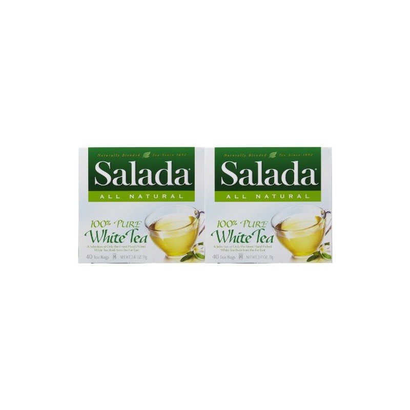 Salada Pure White Tea, 40 ct, 2 pk