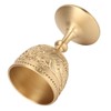 Gold Chalice Retro Embossed Style Thickened Brass Luxurious Elegant Luster