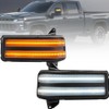 NJSBYL For Sierra & Silverado Amber LED Side Mirror Turn