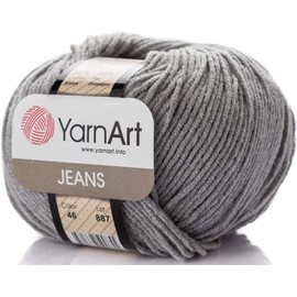 55% Cotton 45% Acrylic YarnArt Jeans Sport Yarn 1 Skein/Ball 50 gr 174 yds (46)