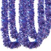 DIYASY RoyalBlue Christmas Chunky Tinsel Garland for Christmas Tree Decorations