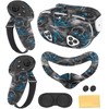 Silicone Cover Set Compatible with Meta/Quest 3S Accessories, Controller Grips,