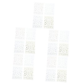 FOMIYES 40sheets Nail Decor Decals Sun Moon Star Pattern Stickers Press Nail Art Stickers for Women Girls