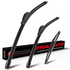 OTUAYAUTO Premium Windshield Wiper Blades - Replacement for Honda HRV HR-V 2016-2022, All-Weather Performance, Front and Rear Wiper Blades, U Hook - 26"+18"+10" (Pack of 3)