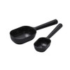 Measuring Spoons Short Dark Grey Tbsp and Tsp Set