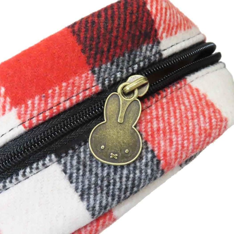 Miffy [Cosmetic Pouch] Square Pouch/Classical Scarlet Dick Bruna
