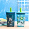 Zak Designs Campout and Camping Kelso Tumbler 3pc Set, Leak-Proof