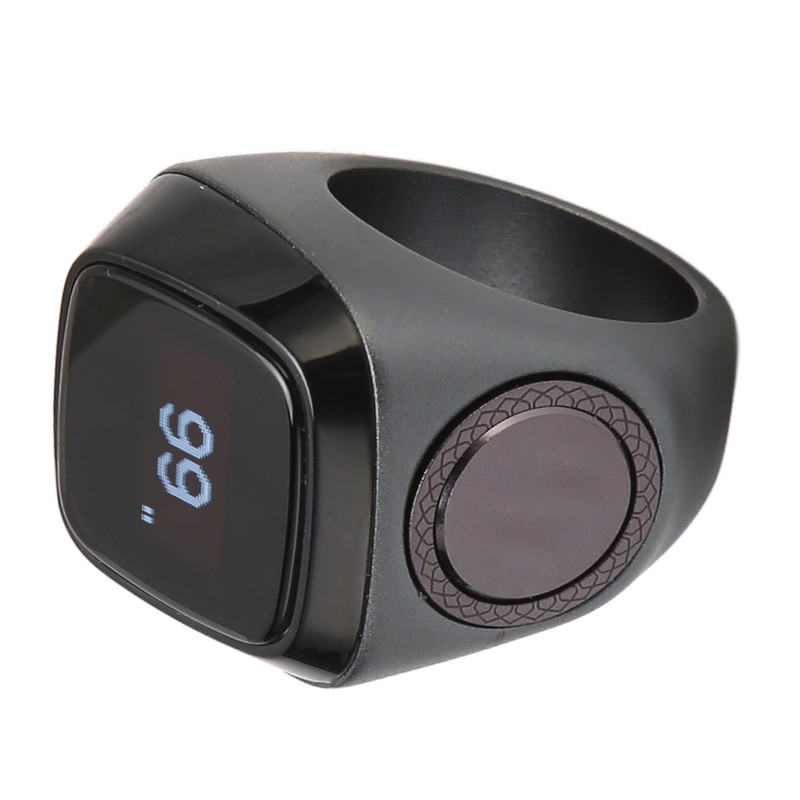 Smart BT Ring Counter 0.49in Screen Portable 5 Prayer Time