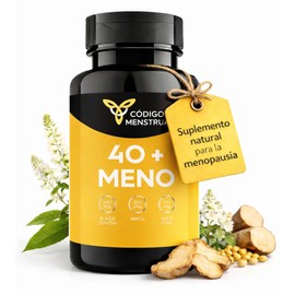 Meno Apoyo Natural Menopausia Perimenopausia Bienestar Hormonal Femenino Bochornos Suplemento Naturale Black Cohosh Maca Camote Silvestre Isoflavonas