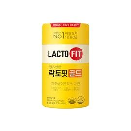 Lactopit Chong Kun Dang Health Jeon In-hwa Home Shopping Lactopit Latopic Live Lactobacillus Gold Renewal 1 container 50-day supply probiotic stick / 종근당건강 전인화 홈쇼핑 락토핏 라토픽 생유산균 골드 리뉴얼 1통 50일분 프로바이오스틱