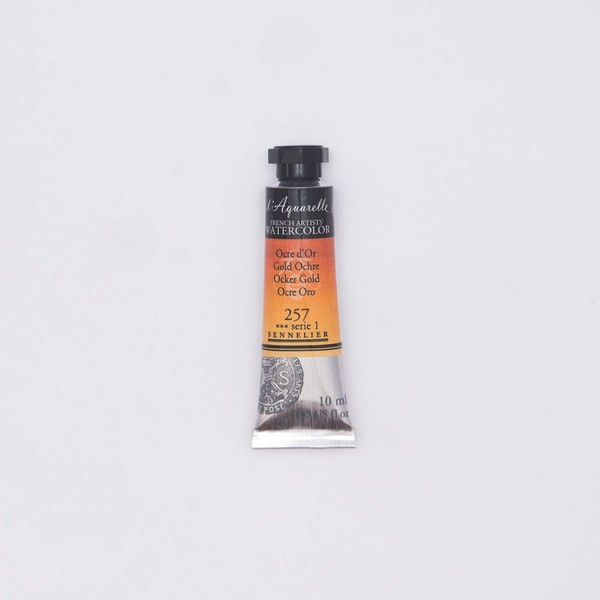 Sennelier French Artists Watercolor, 10ml, Gold Ochre S1