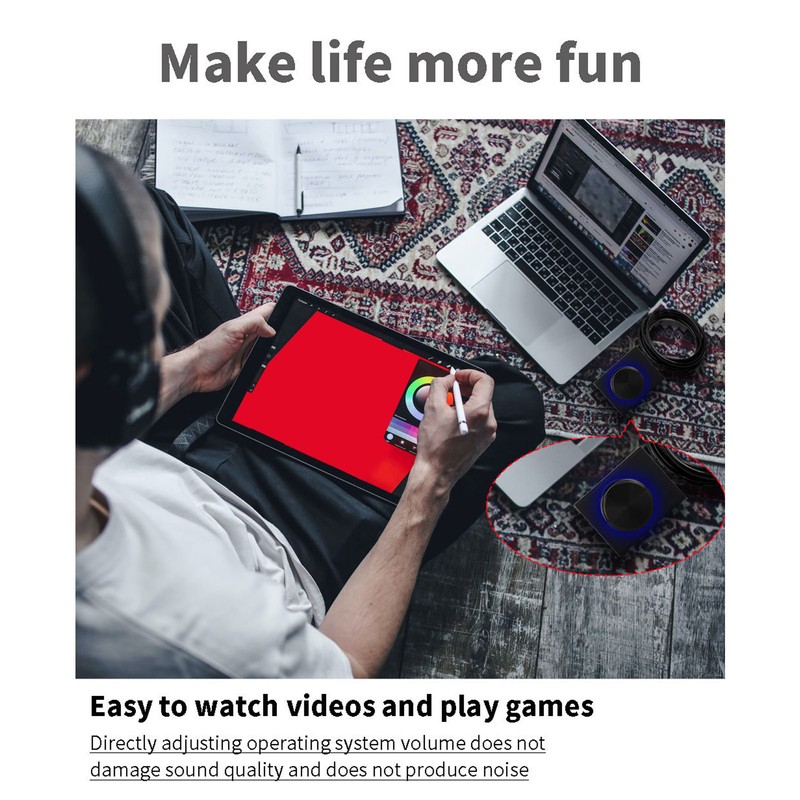 USB Computer Volume Controller PC Laptop Speaker External Volume Controller