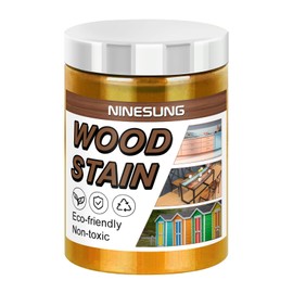 NINESUNG Orange Wood Stain | Water Based Wood Dye Powder for Indoor & Outdoor Use | Fast Drying | Covers Up to 200 Sq. Ft. per 4 Ounces | 4 Ounces