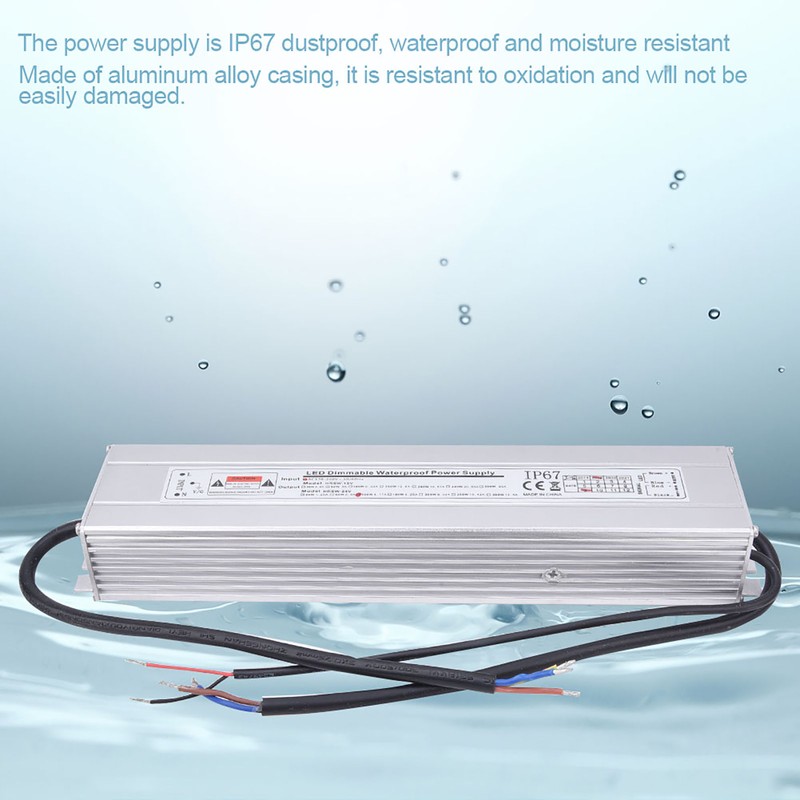 Dimmable Power Supply LED IP67 Waterproof Input AC220‑240V(50/60Hz) Onput 24V