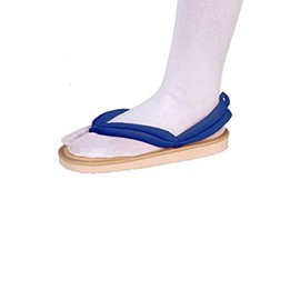 UZAIN Anime Kimetsu no Yaiba Cosplay Clog Shoes Kamado Tanjirou Shinobu Cosplay Sandal Prop Oshitari with Socks (44-45, Blue, Numeric_11)