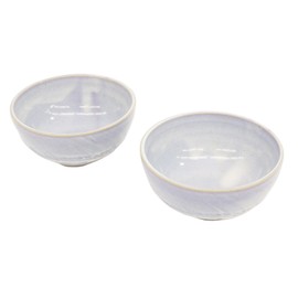 Mino Ware MZ-0516 Japanese-Style Cafe Series Ancient Small Bowl (Small) Hitoshi Kiln Set of 2