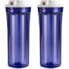 iSpring HC12X2 1/4'' Water Filter Housing Clear for Reverse Osmosis