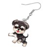 BONSNY Acrylic Dangling Novelty Fun Adorable Cute Dog Breeds Pets