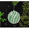 綺麗 ダイヤモンド クリスマス オーナメント ボール 6個セット 直径 8cm 北欧 インテリア