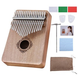 17 Key Kalimba Thumb Piano for Beginners Handpan Musical Instrument with Accessories Gift Box Instruction Manual