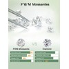 Silver Cartilage Earrings for Women Moissanite Infinity Braided Gold Hoops