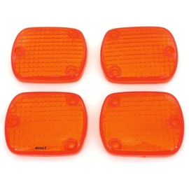 Turn Signal Lens Set - 33402-MB1-003 - Amber - Fits Honda CMX250C VF/VT500/700/1100 CB550/650/700SC