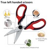 Left Handed Kitchen Scissors, Bailaipor Left Hand Kitchen Poultry Shears
